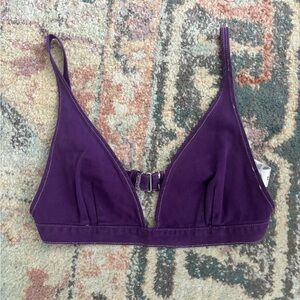 Garage Denim Purple Bralette Top